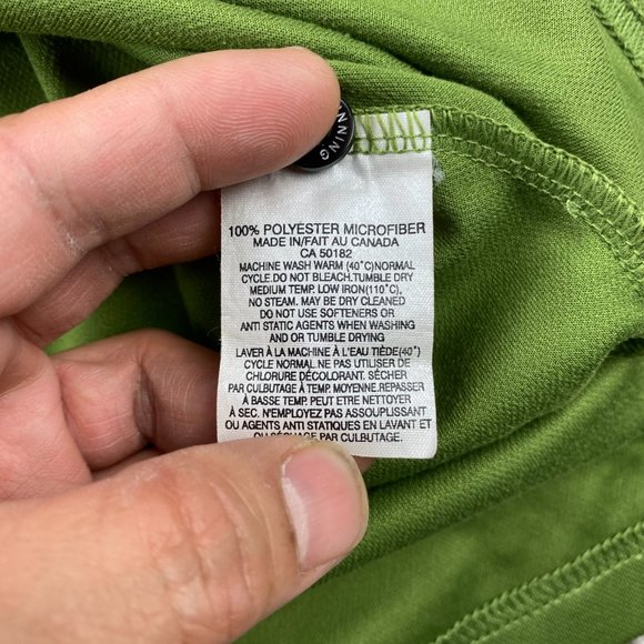 Dunning Golf Shirt Men Medium M Green Casual Polo Sports Logo Outdoor Button Up - Picture 7 of 10